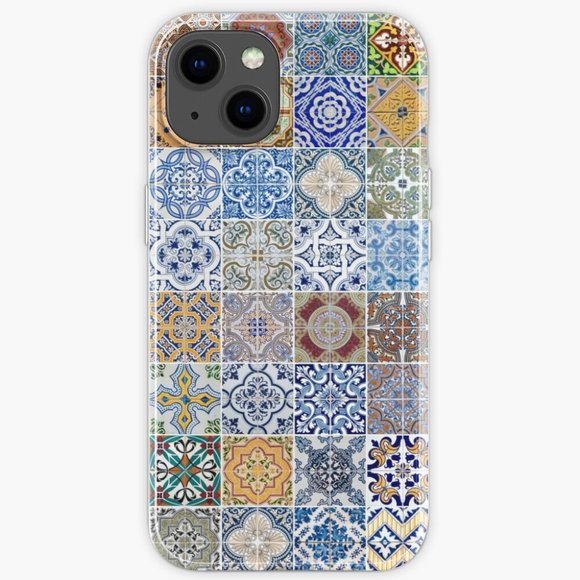 Set of 48 ceramic tiles patterns iPhone Case - Picture 1 of 1